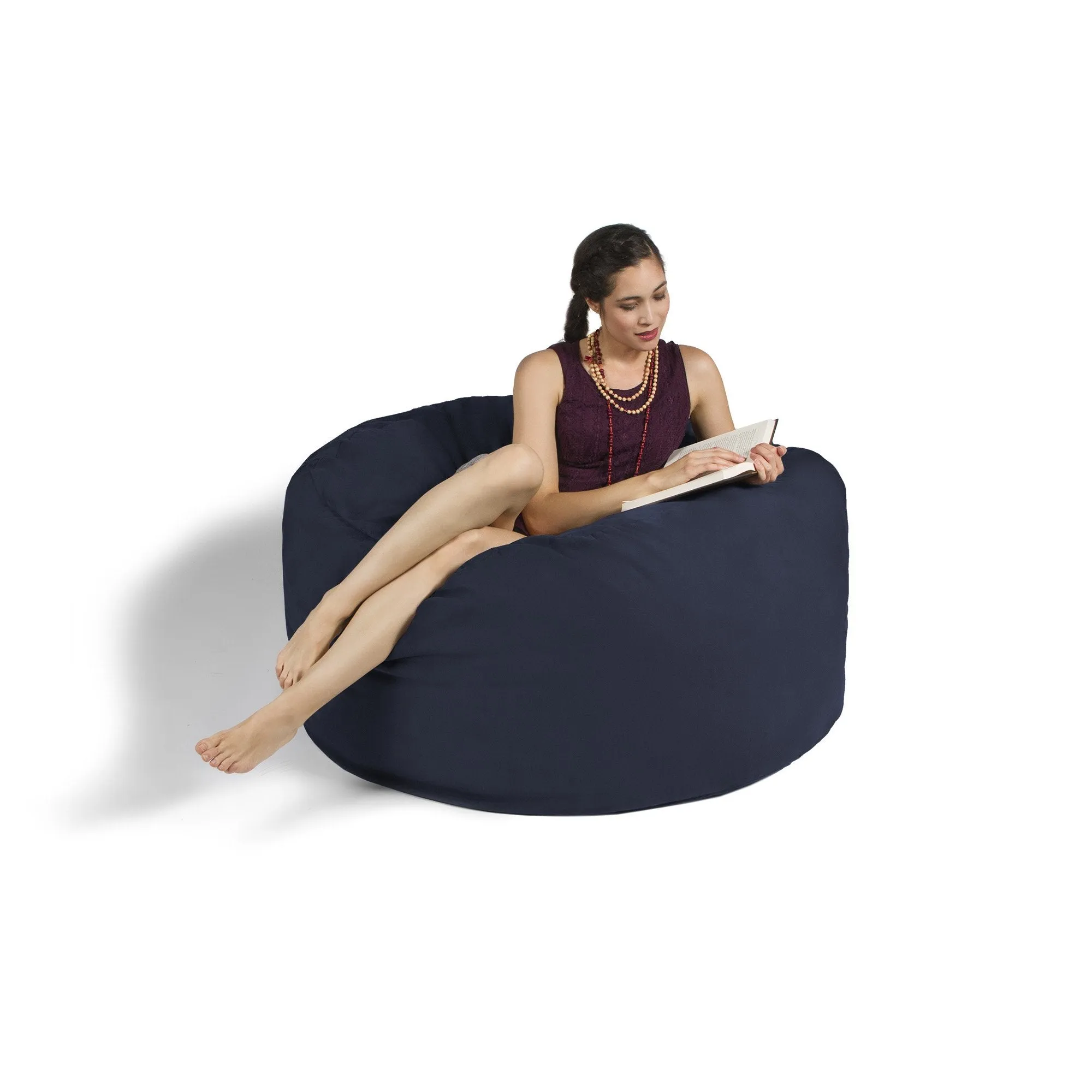 Jaxx Saxx 4' Removable Cover Round Bean Bag