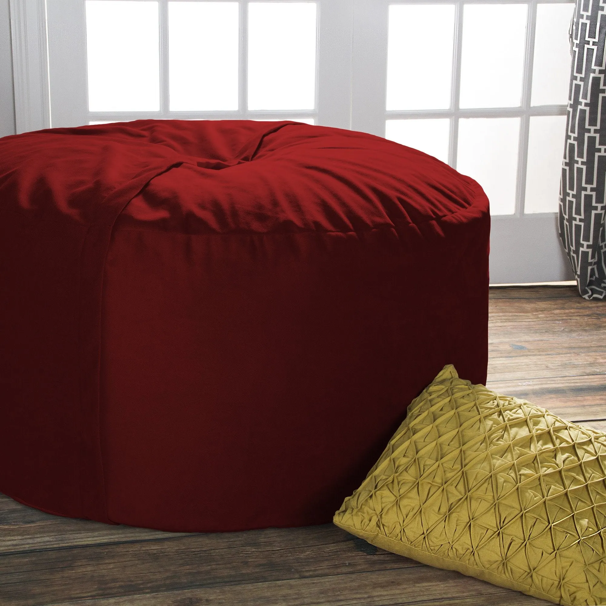 Jaxx Saxx 4' Removable Cover Round Bean Bag