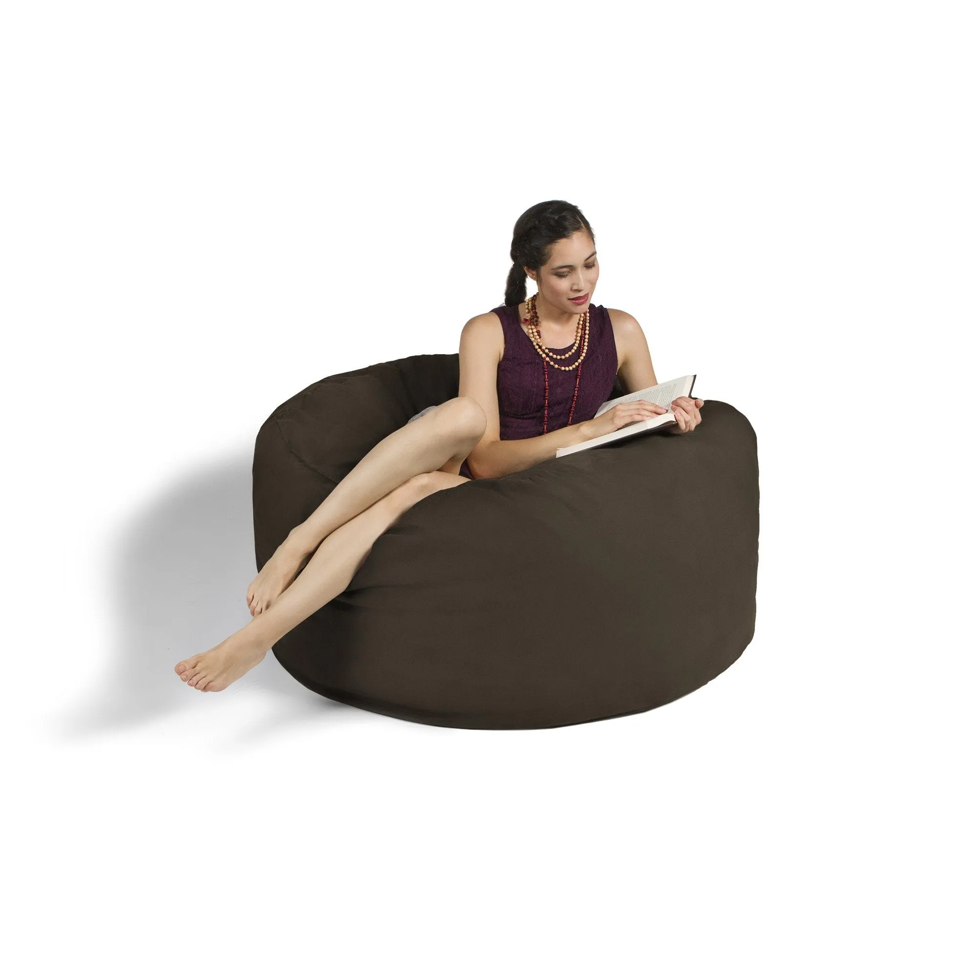 Jaxx Saxx 4' Removable Cover Round Bean Bag