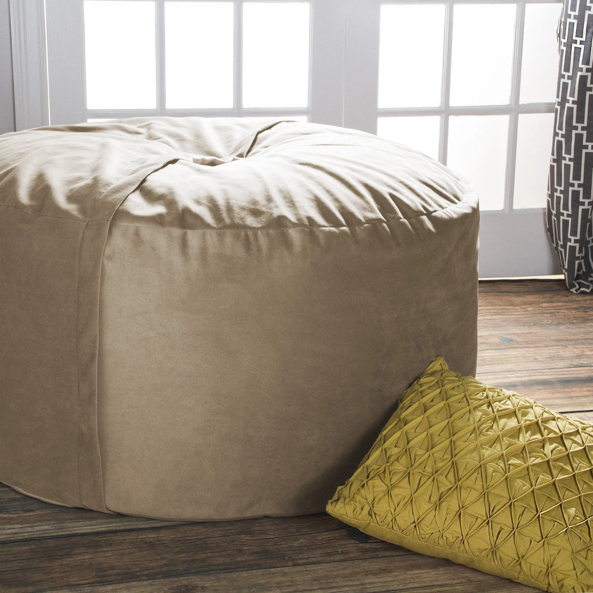 Jaxx Saxx 4' Removable Cover Round Bean Bag