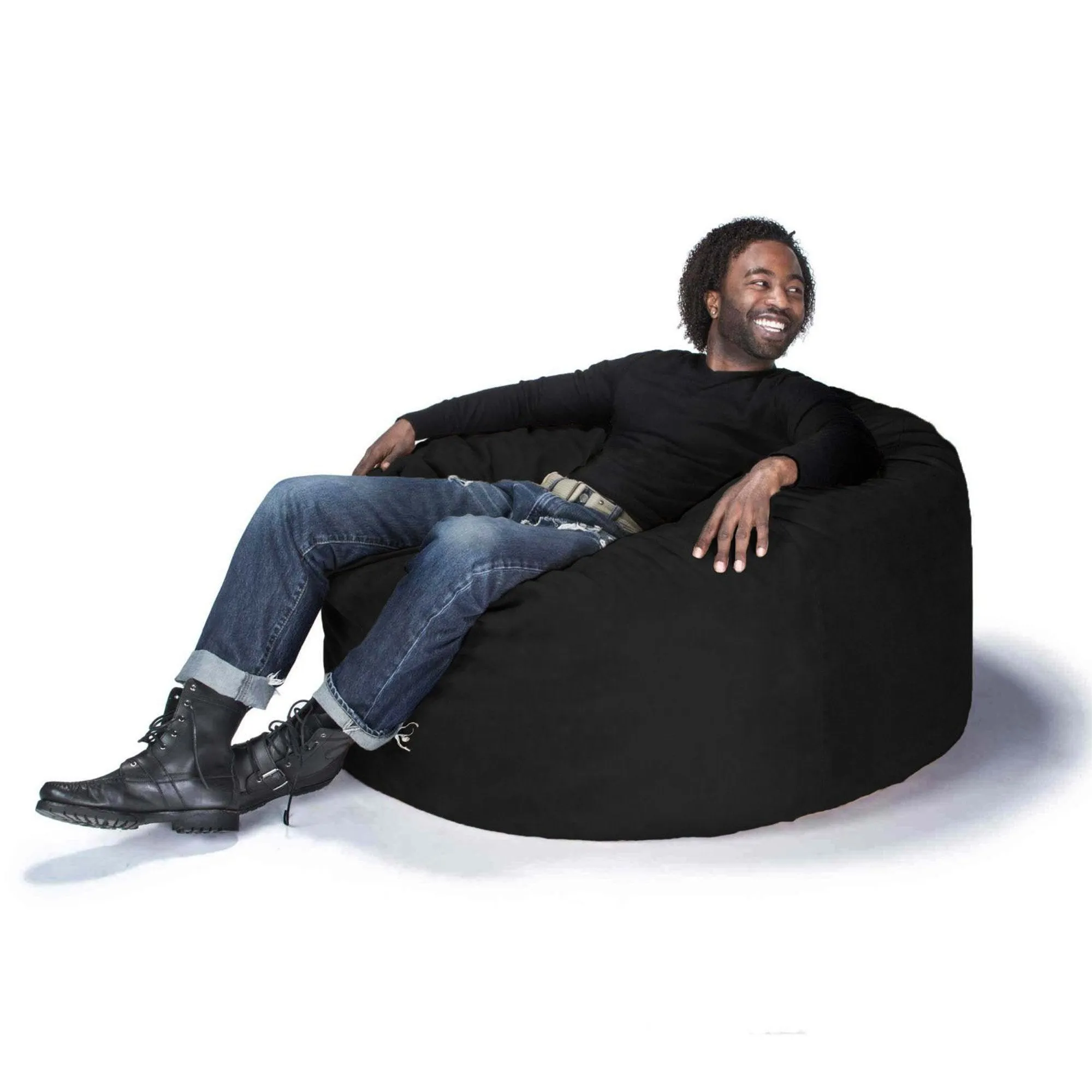 Jaxx Saxx 4' Removable Cover Round Bean Bag
