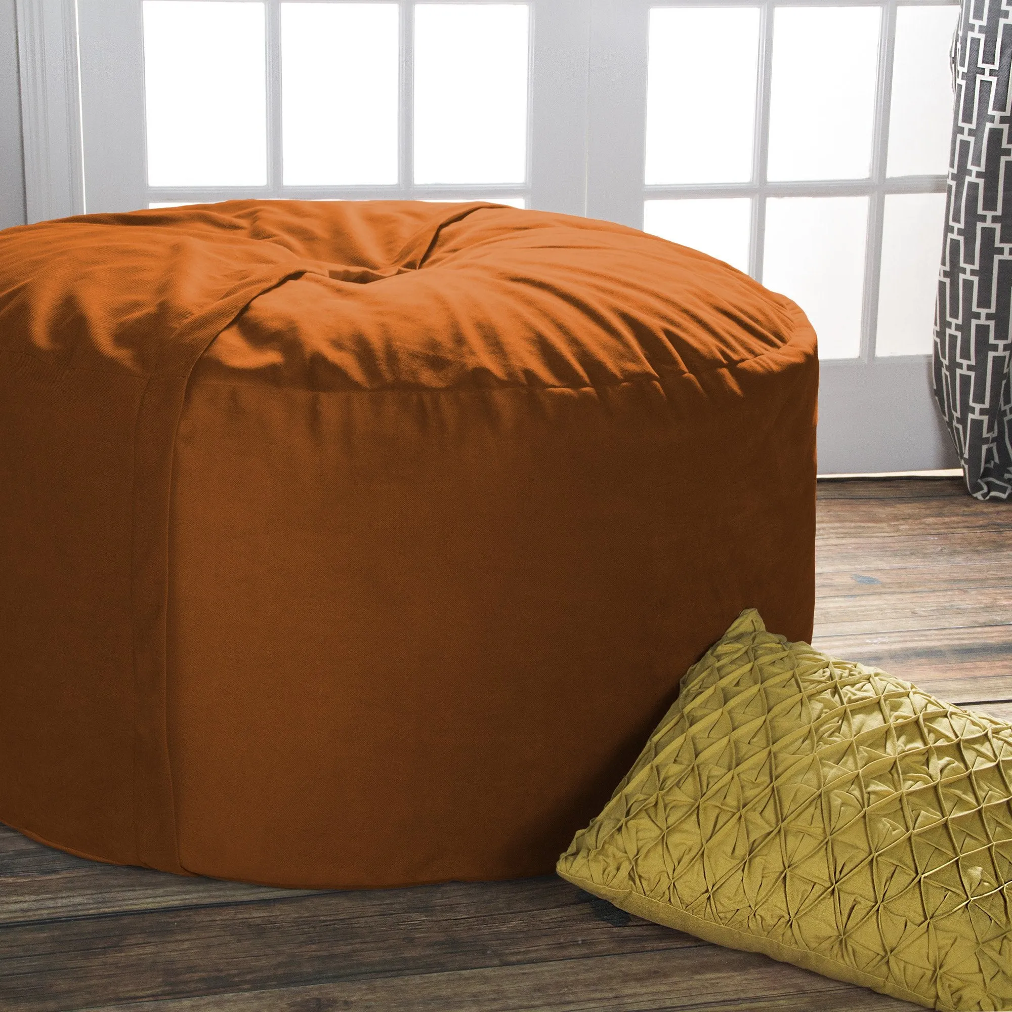 Jaxx Saxx 4' Removable Cover Round Bean Bag