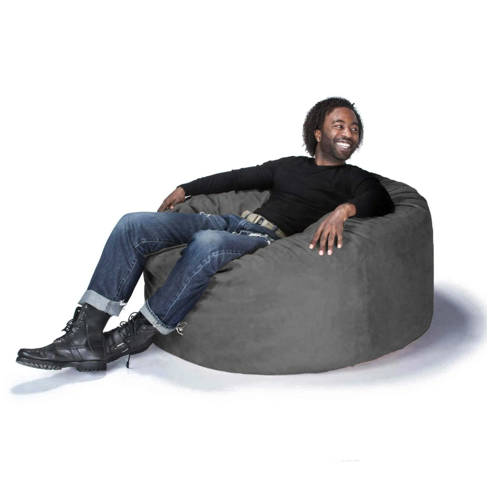 Jaxx Saxx 4' Removable Cover Round Bean Bag