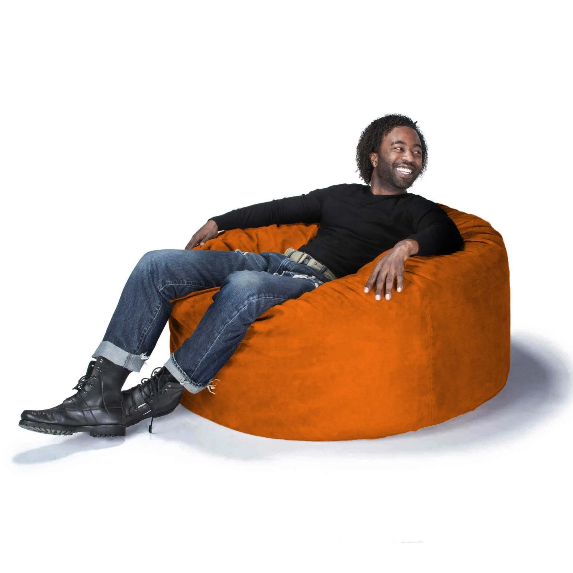 Jaxx Saxx 4' Removable Cover Round Bean Bag