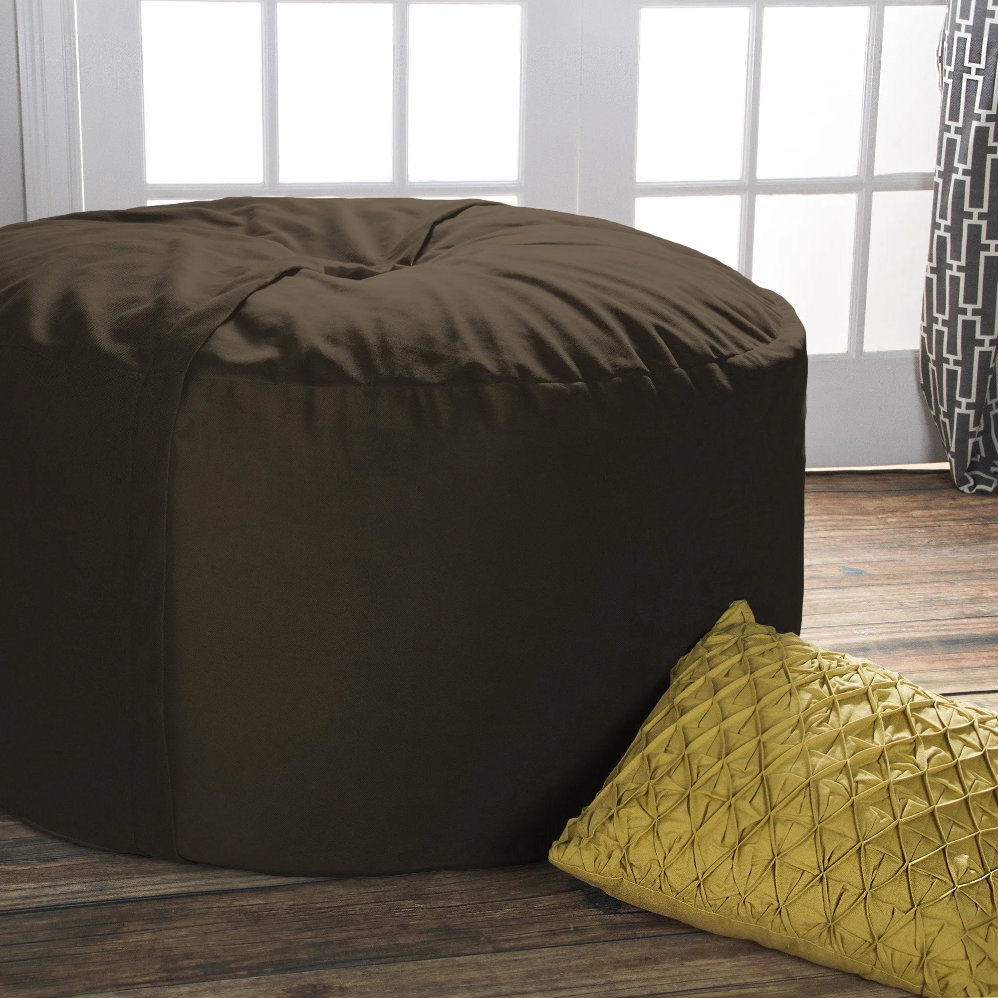 Jaxx Saxx 4' Removable Cover Round Bean Bag