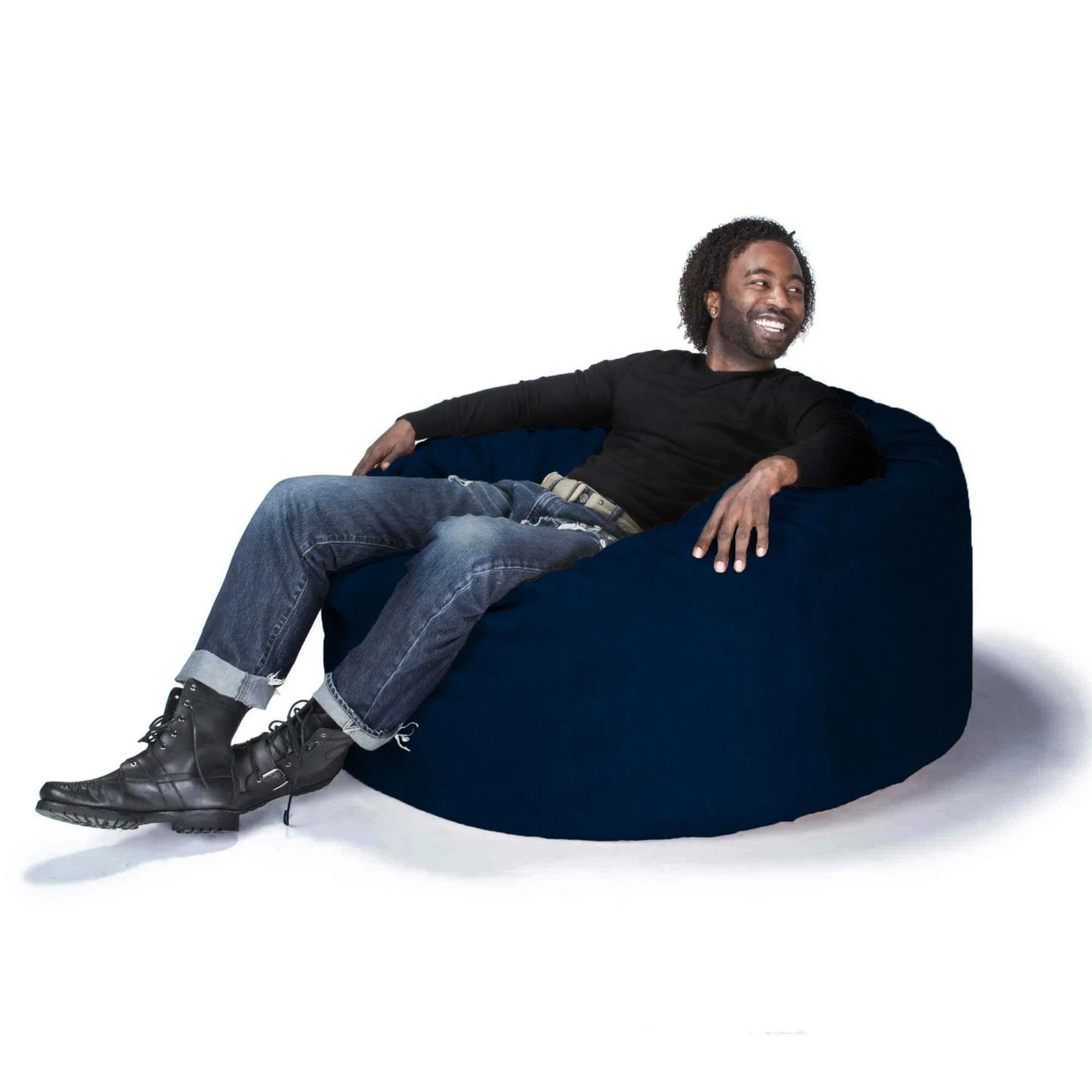Jaxx Saxx 4' Removable Cover Round Bean Bag