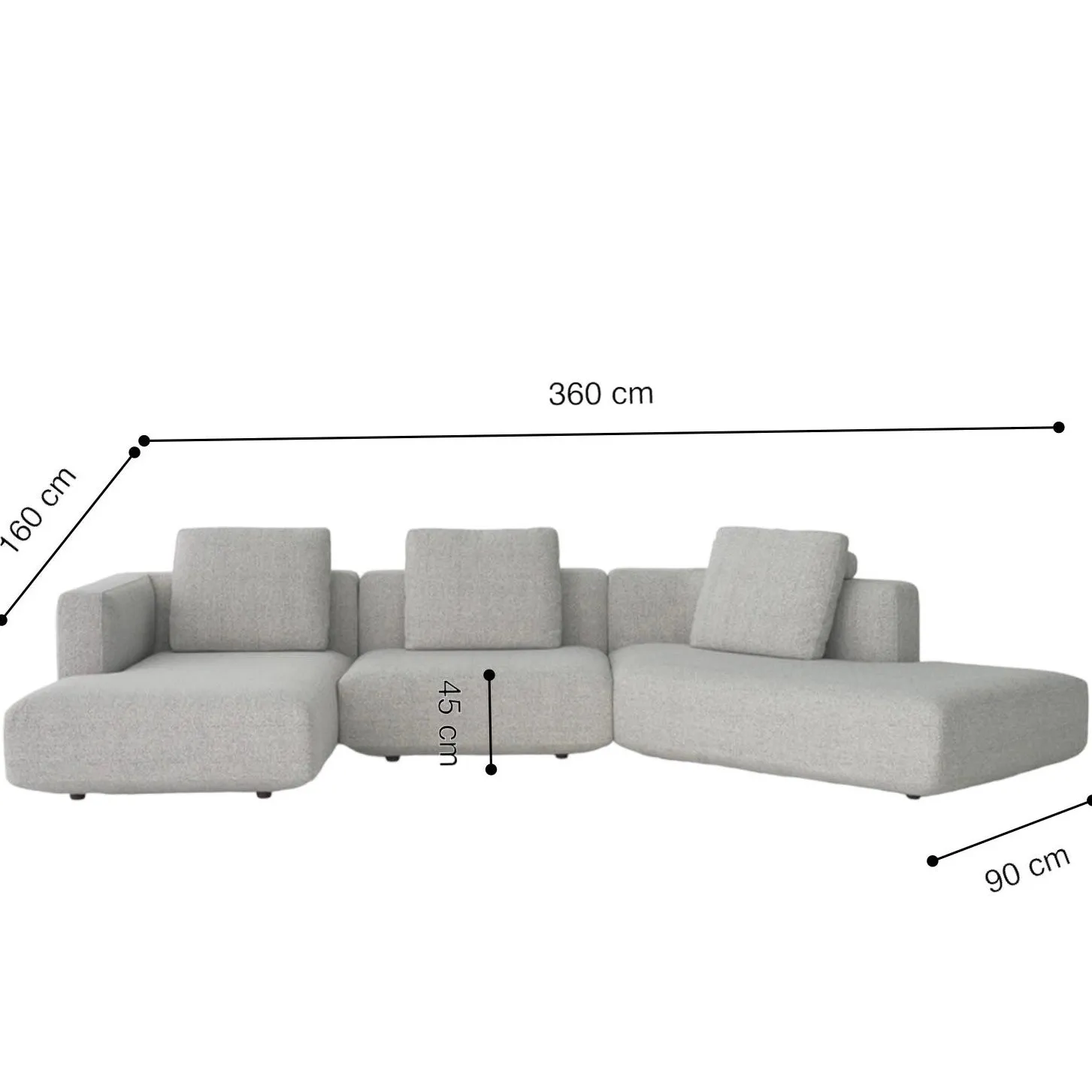 Kai Angular Sectional Sofa