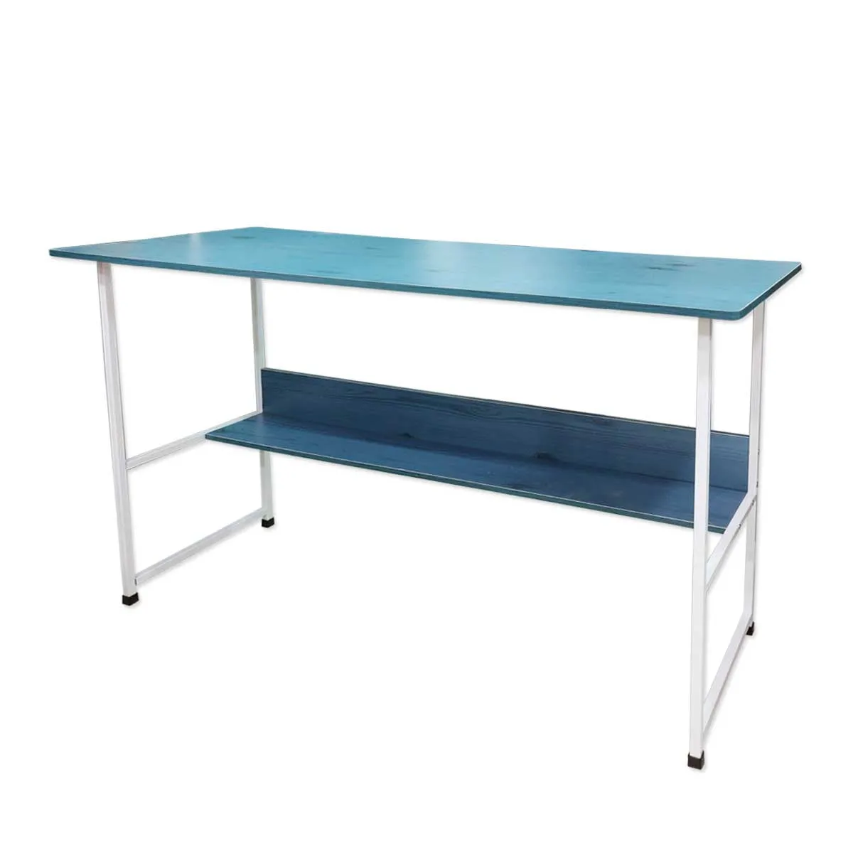Kawachi Computer Laptop Study Writing Desk Home, Office Work Table with Bookshelf Storage KW30