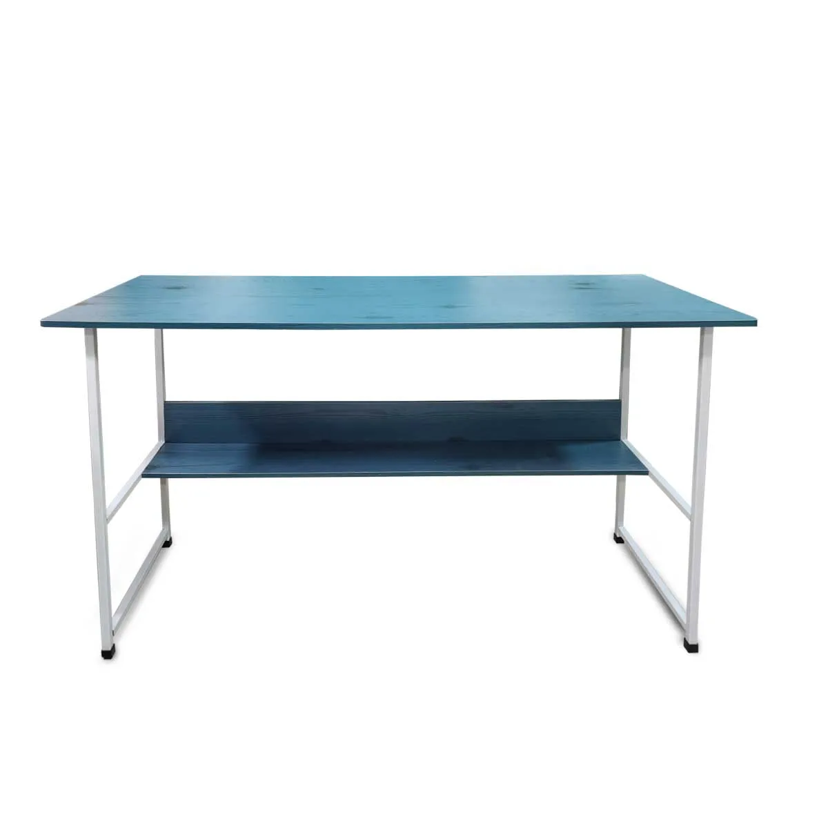 Kawachi Computer Laptop Study Writing Desk Home, Office Work Table with Bookshelf Storage KW30