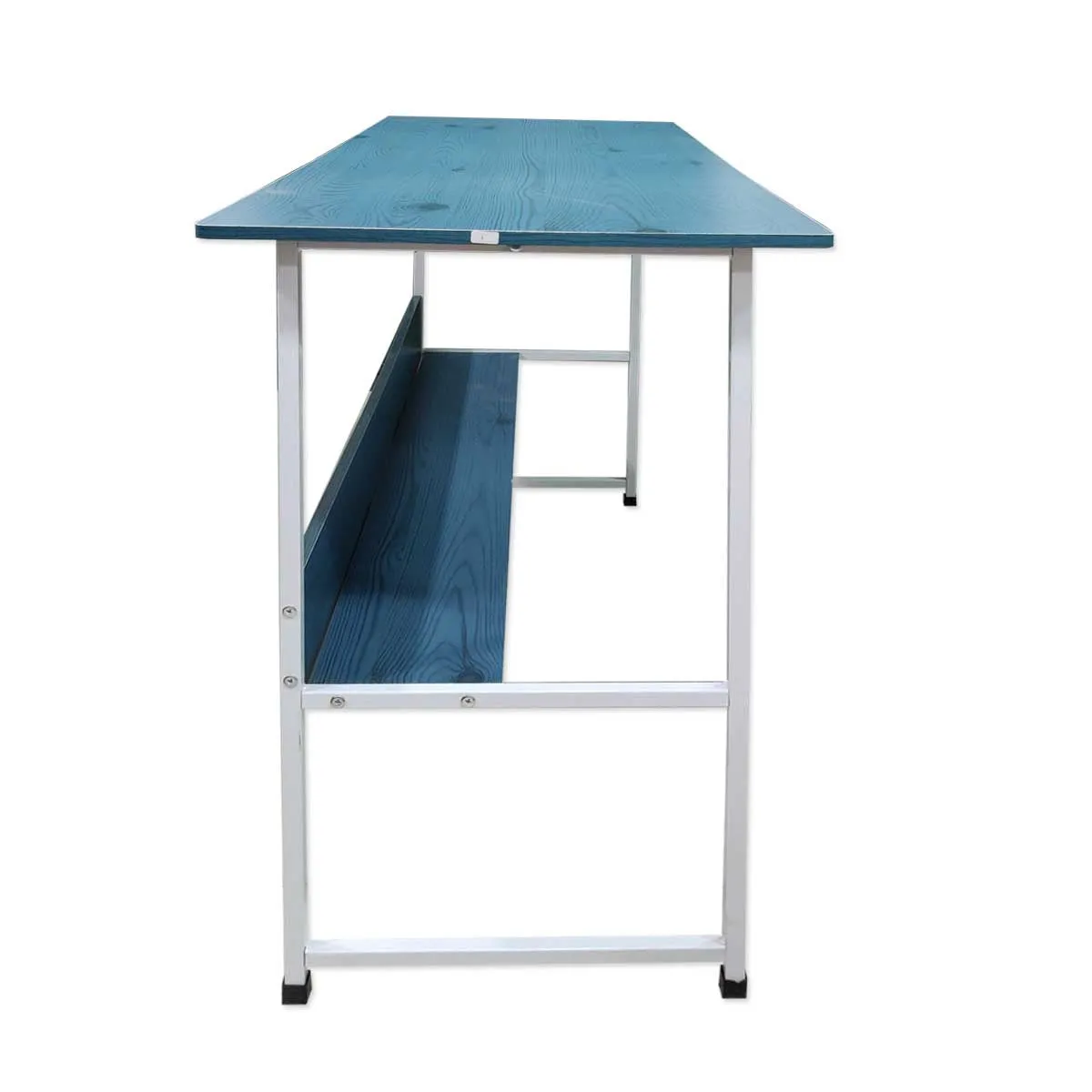 Kawachi Computer Laptop Study Writing Desk Home, Office Work Table with Bookshelf Storage KW30