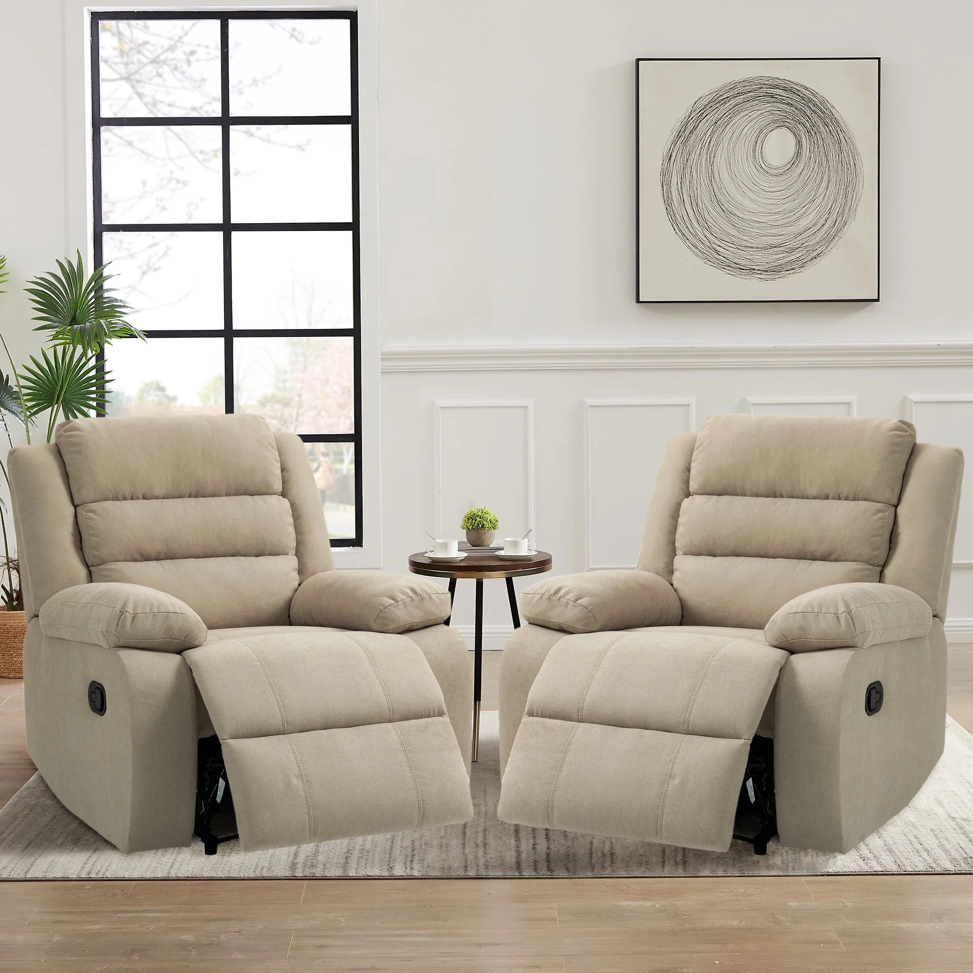 Kendra Modern and Super Soft Overstuffed Recliner