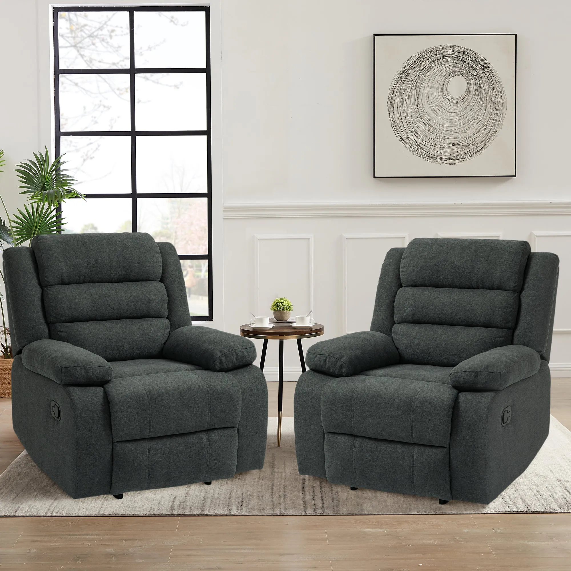 Kendra Modern and Super Soft Overstuffed Recliner