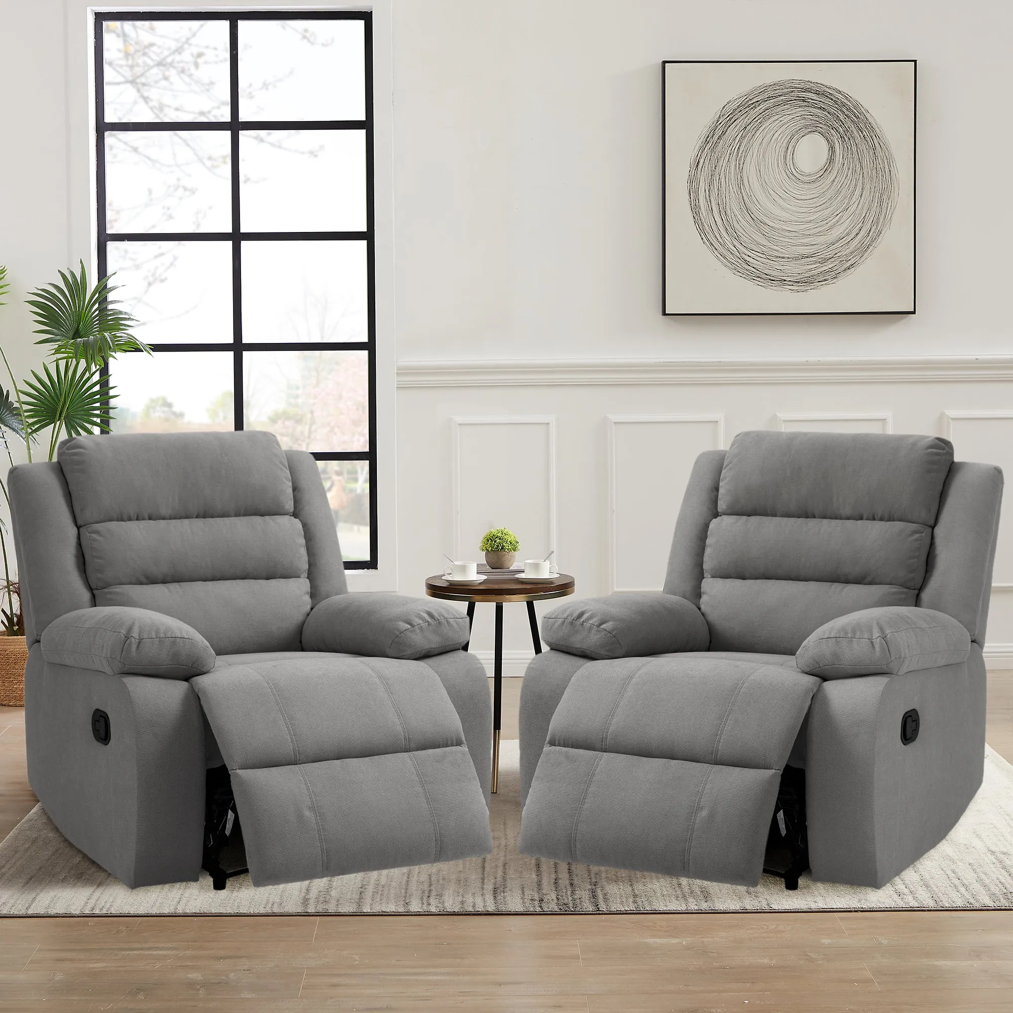 Kendra Modern and Super Soft Overstuffed Recliner