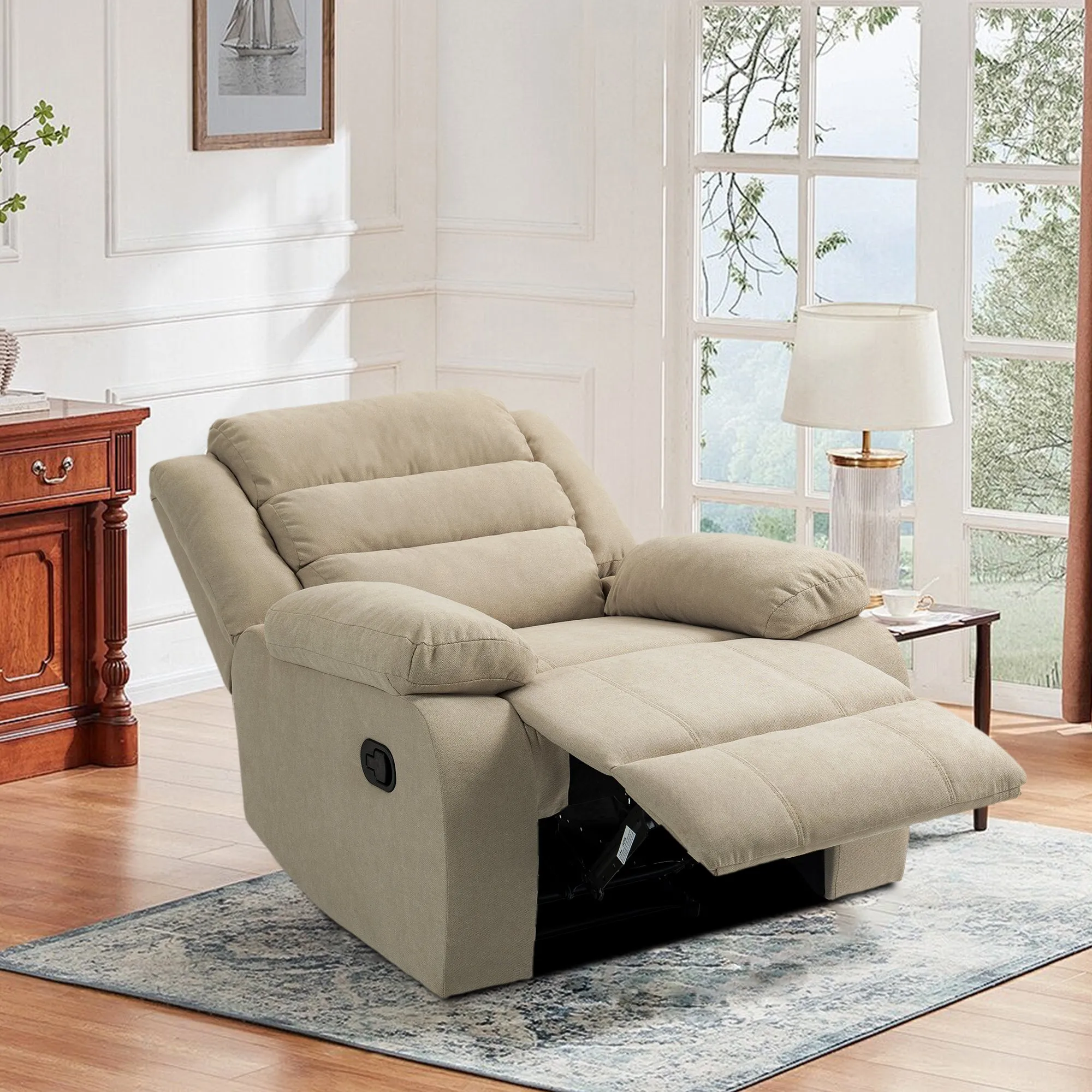 Kendra Modern and Super Soft Overstuffed Recliner