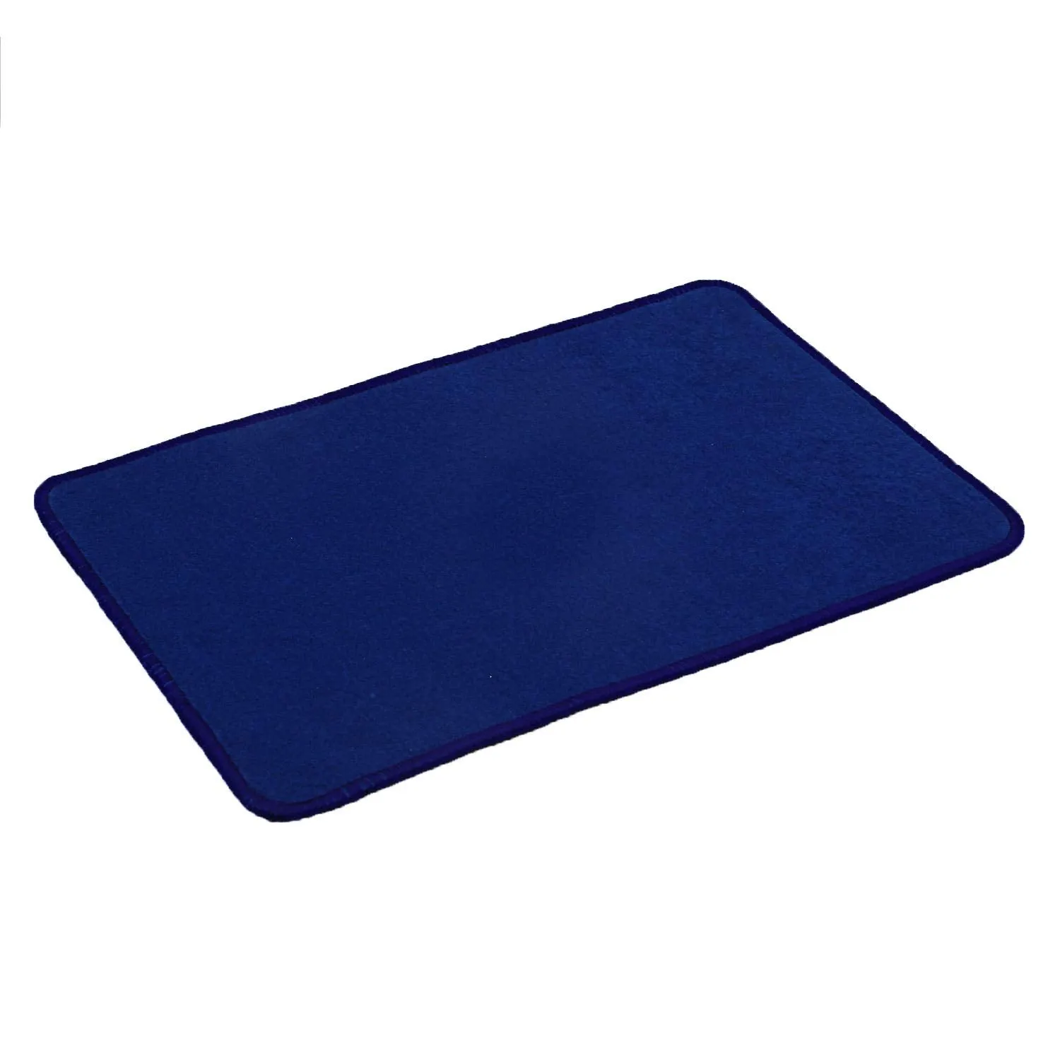 Kuber Industries Microfiber Anti Slip Door Mat 22"x14", Blue - CTKTC21889