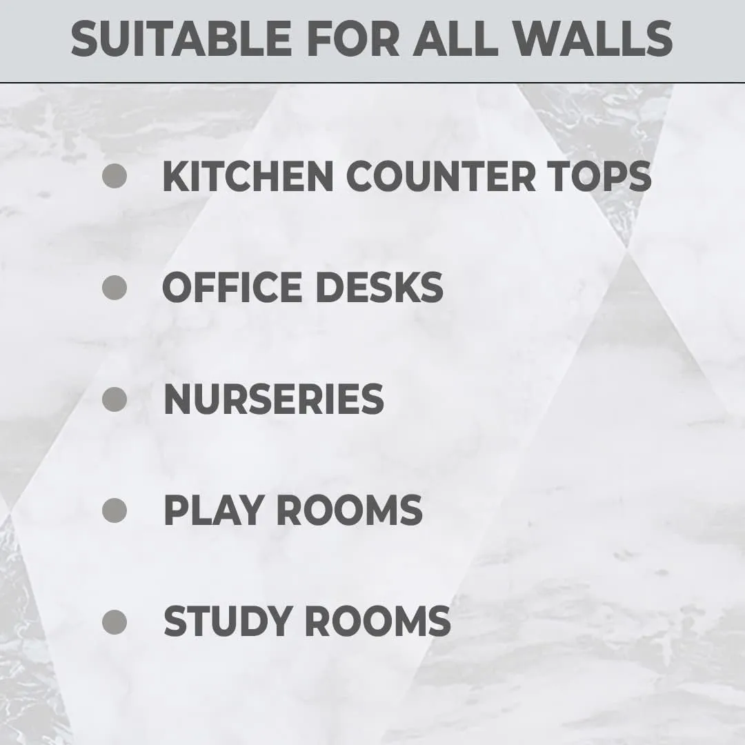 Kuber Industries PET Wallpaper for Walls and Furniture of The Living, Bedroom & Kitchen|Oilproof, Heat Resistant and Waterproof|DIY Marble Designer Wall Sticker |Set of 2 Rolls, 60cmx300cm(Pack of 5)