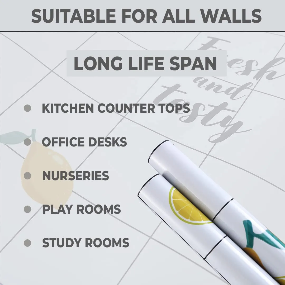 Kuber Industries PET Wallpaper for Walls in Kid’s Room and Kitchen|Self-Adhesive, Oilproof, Heat Resistant and Waterproof I DIY Designer Wall Sticker I Set of 2 Rolls, 60cmx300cm (Pack of 3)