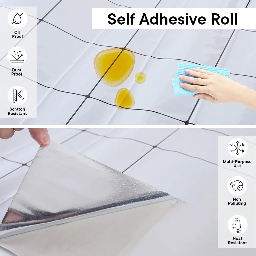 Kuber Industries PET Wallpaper for Walls of The Living Room and Bedroom|Self-Adhesive, Oilproof, Heat Resistant and Waterproof|DIY Modern Designer Wall Sticker|Set of 2 Rolls, 60cmx300cm(Pack of 3)