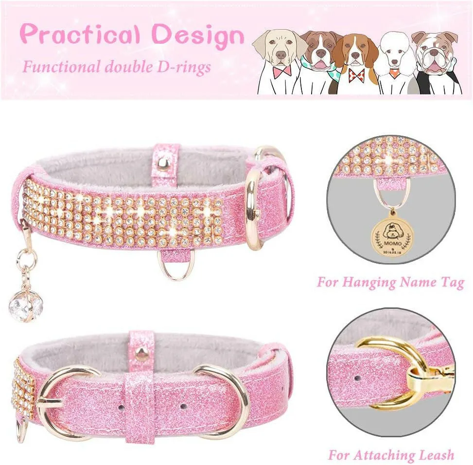Leather with Pendant Adjustable Collar