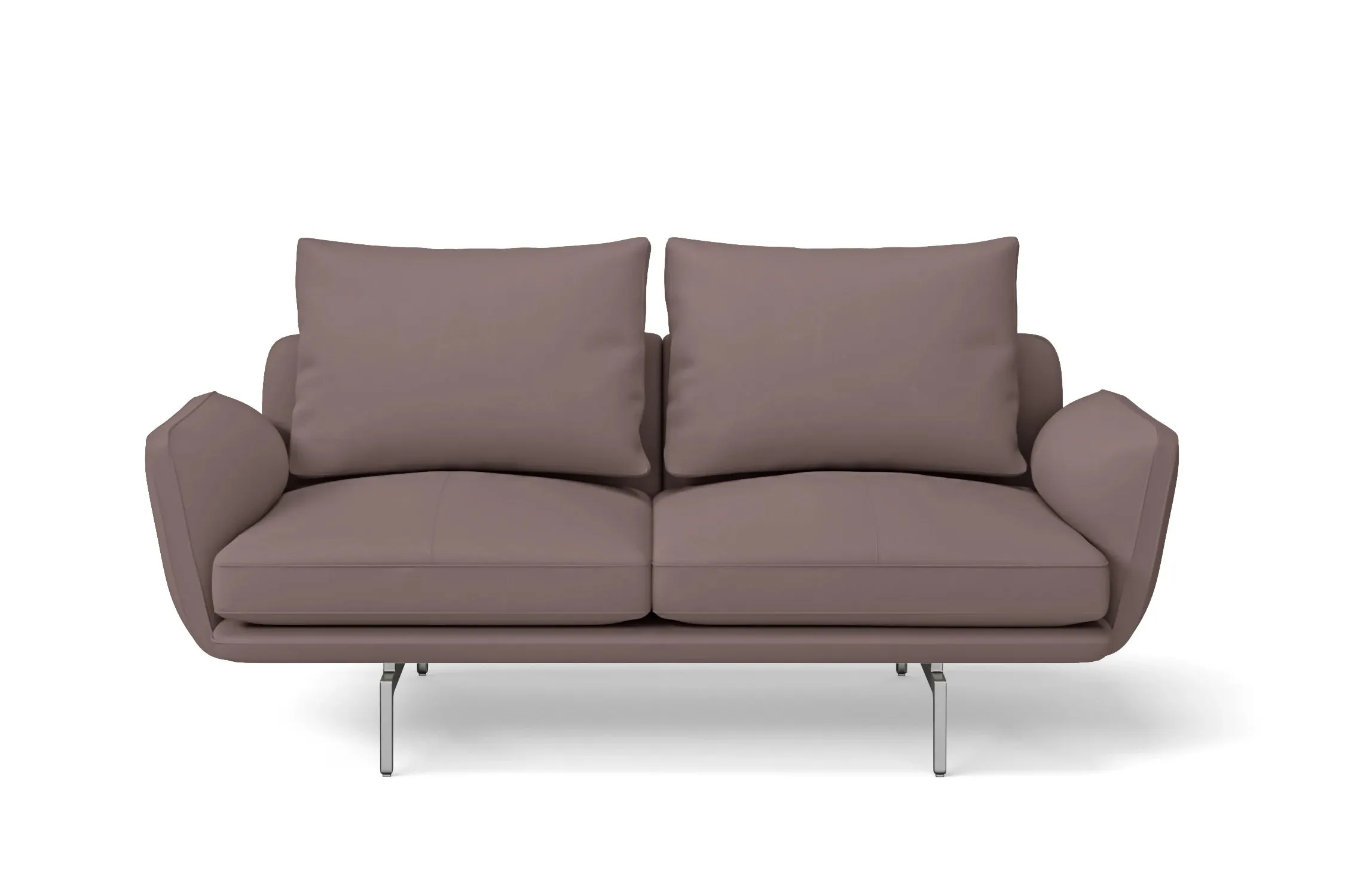Legnano 2 Seater Sofa Rose Taupe Leather
