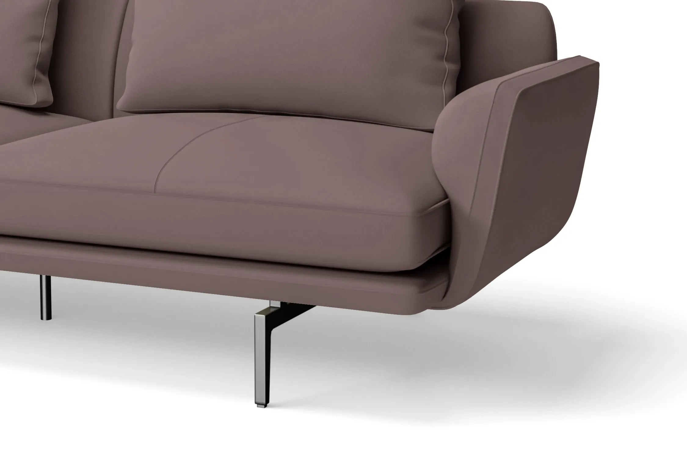 Legnano 2 Seater Sofa Rose Taupe Leather