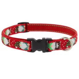 Lupine Adjustable Dog Collar 3/4" Wide x 9"-14" Neck Size Gnomes