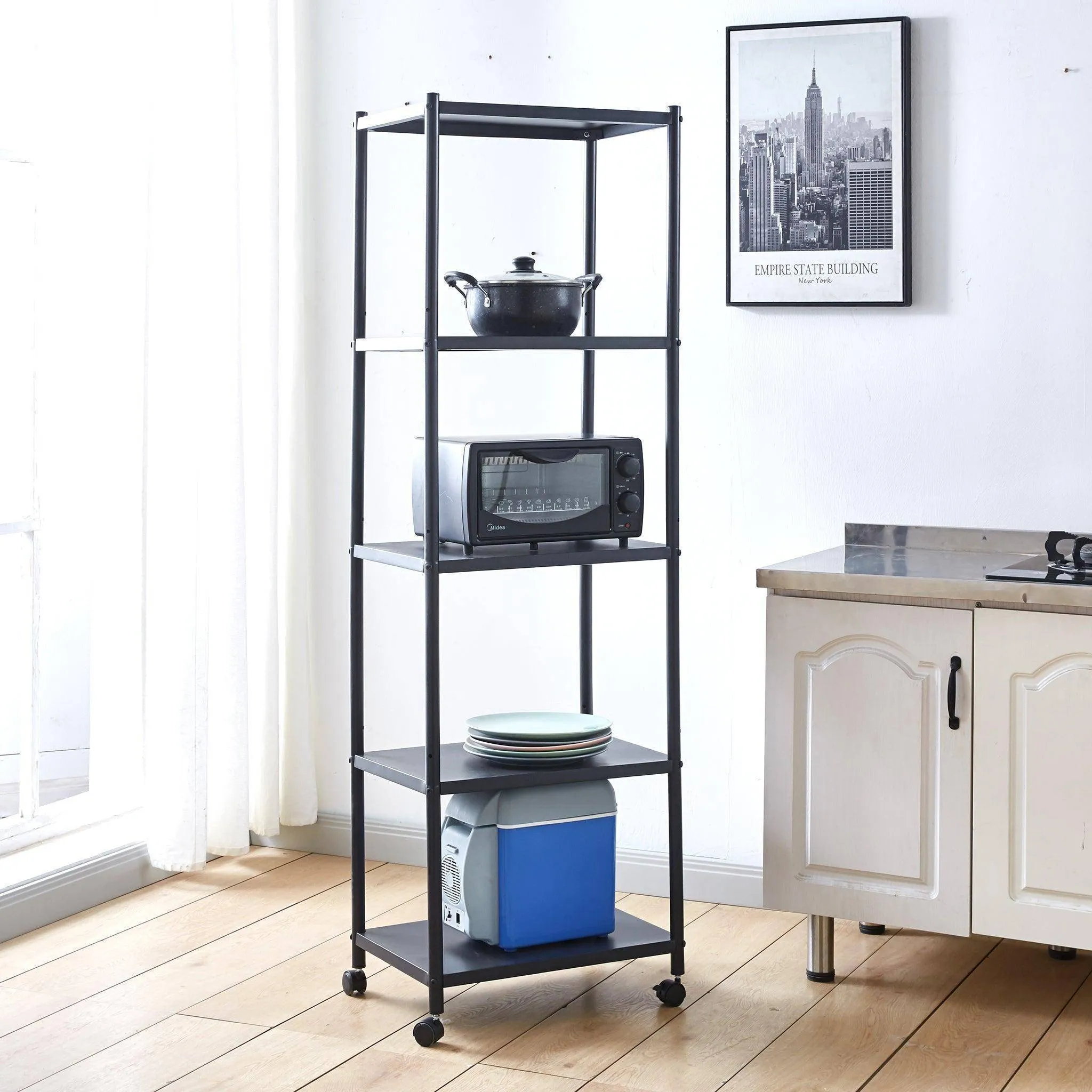 Mobile Kitchen Shelf (5 Shelves) SF-110