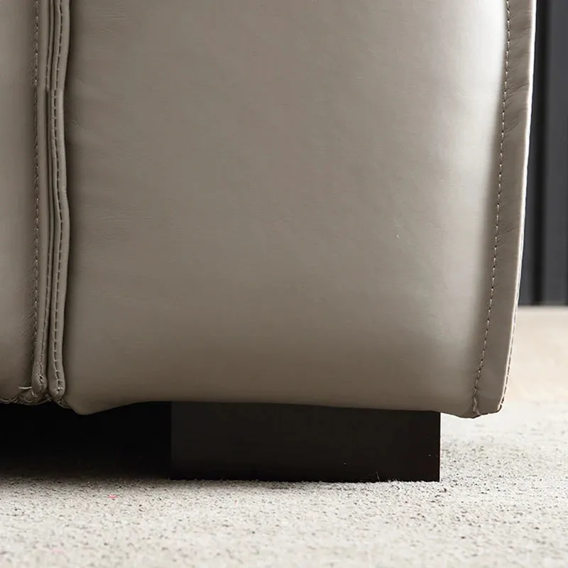 Modern Design Wooden Frame Leather Sofas