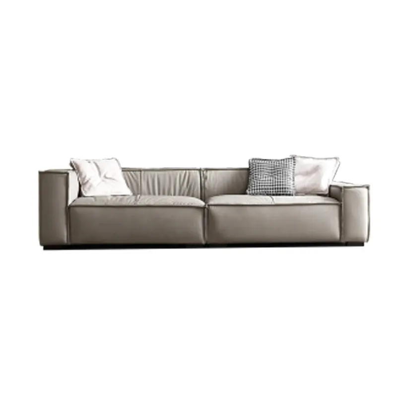 Modern Design Wooden Frame Leather Sofas
