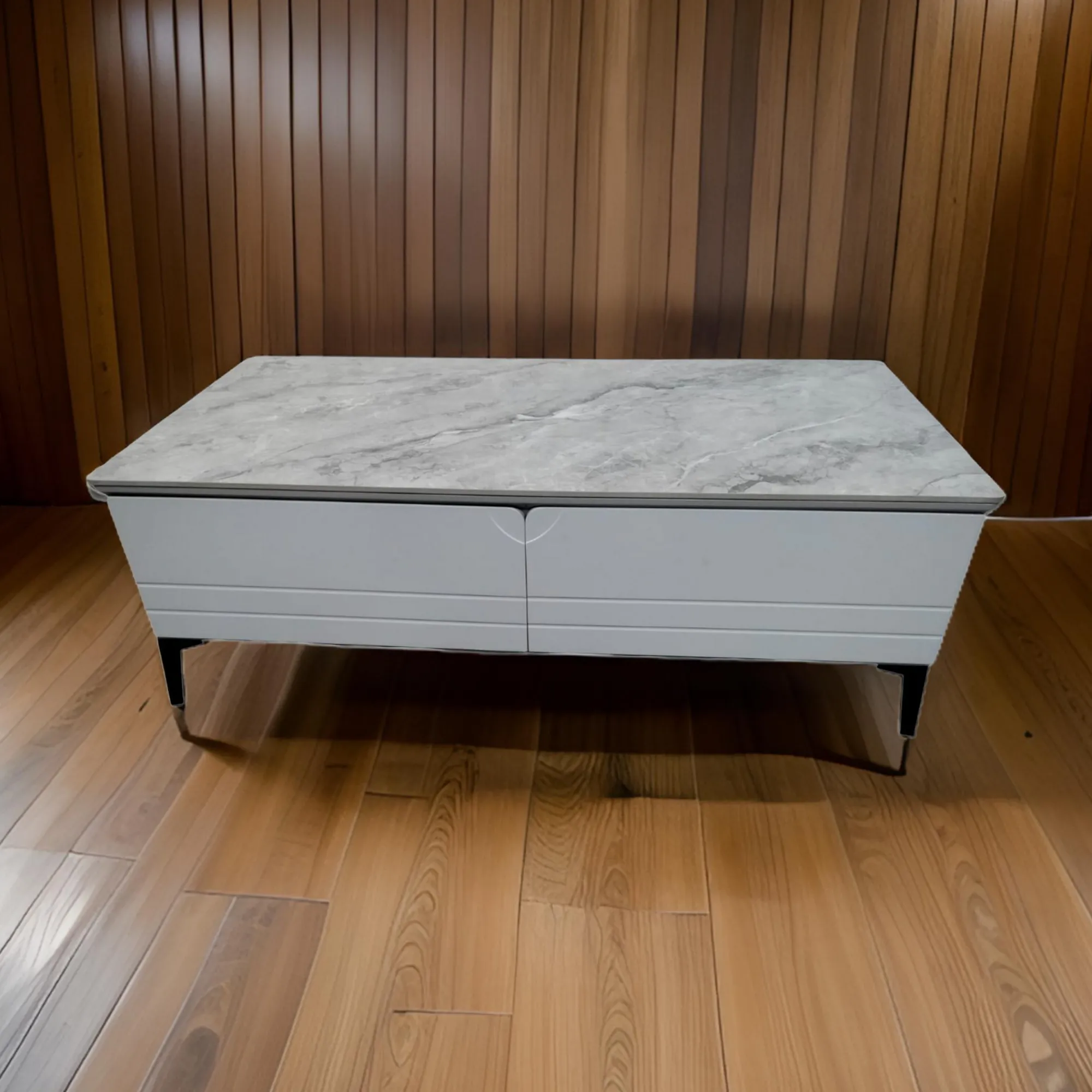 Modern Rectangular Marble Top Living Room TV Stand With Drawers CT-68