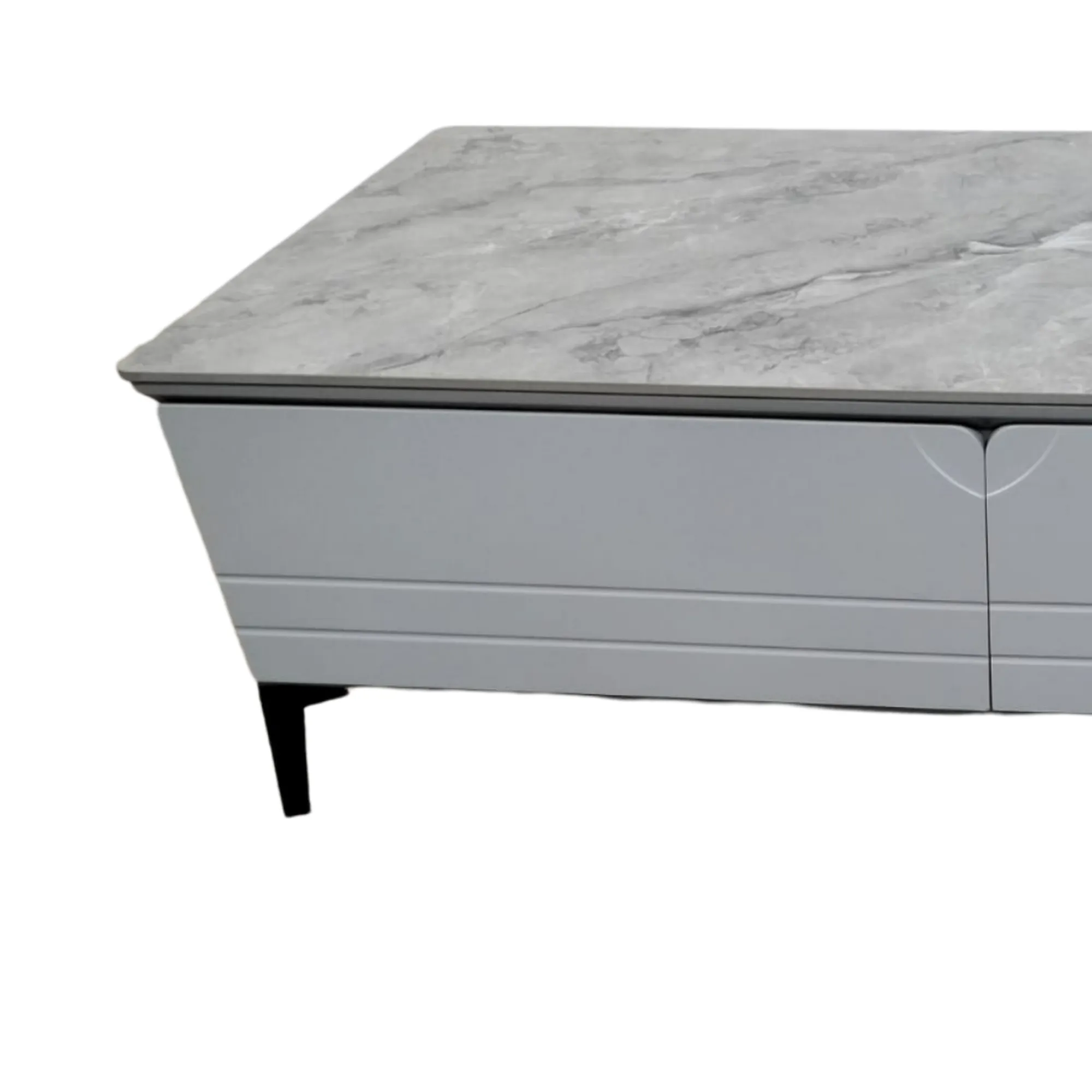 Modern Rectangular Marble Top Living Room TV Stand With Drawers CT-68