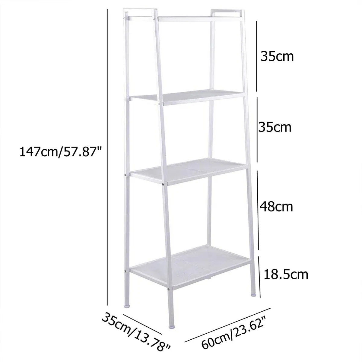 Nailah - Four Shelf Open Display Bookcase