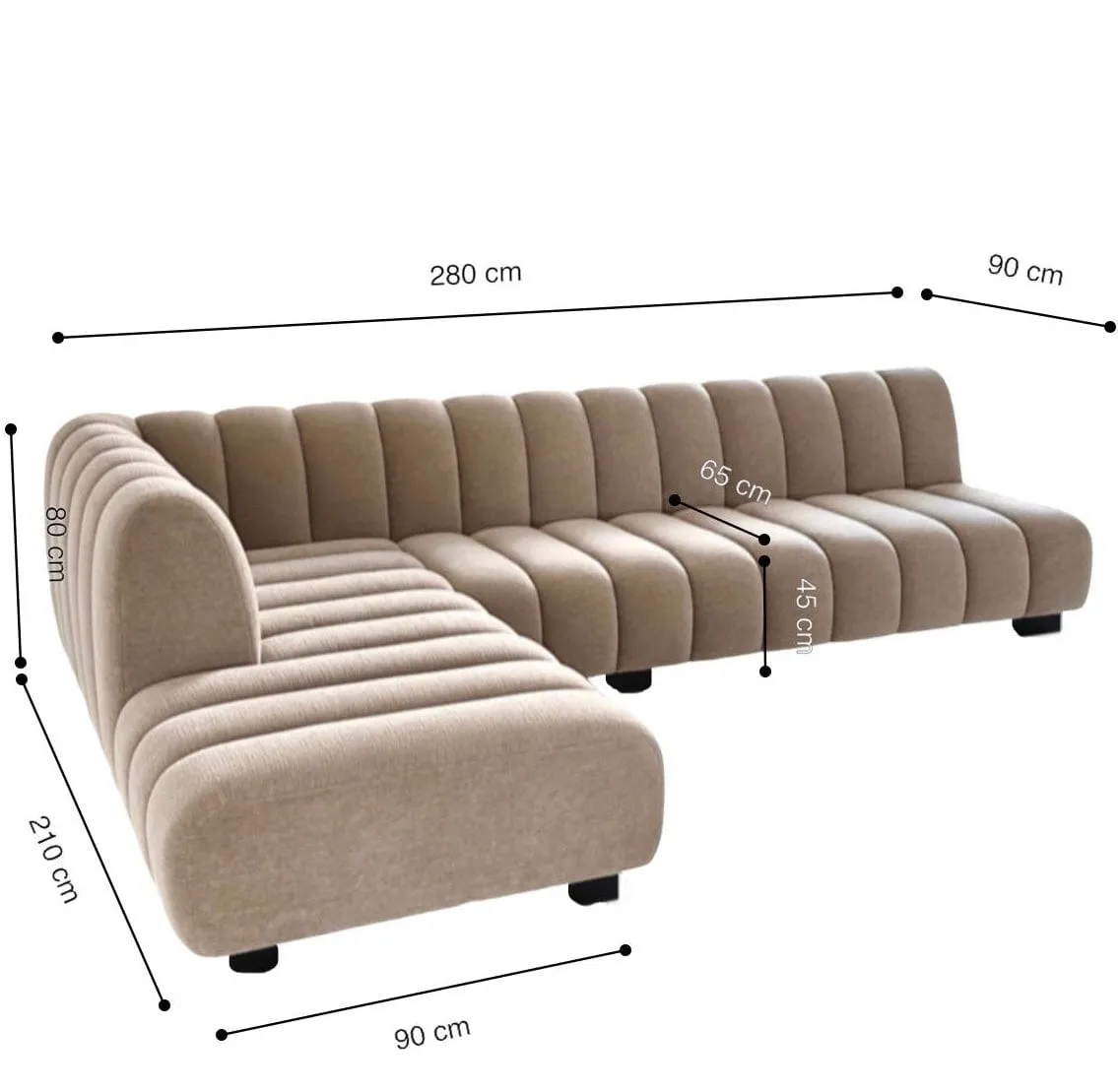 Nardiv Sectional L-shape Sofa