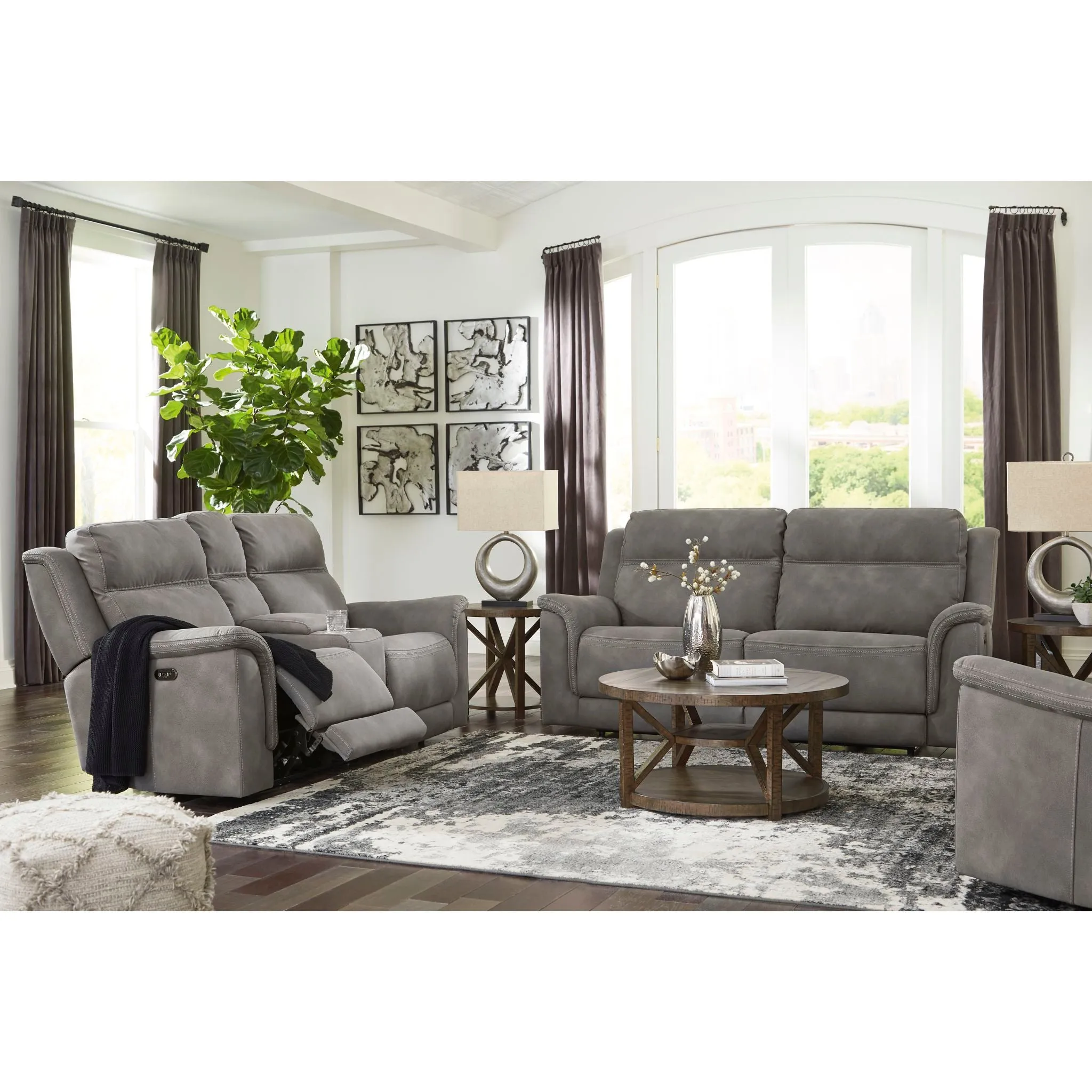Next-Gen DuraPella 3 Piece Power Reclining Sectional