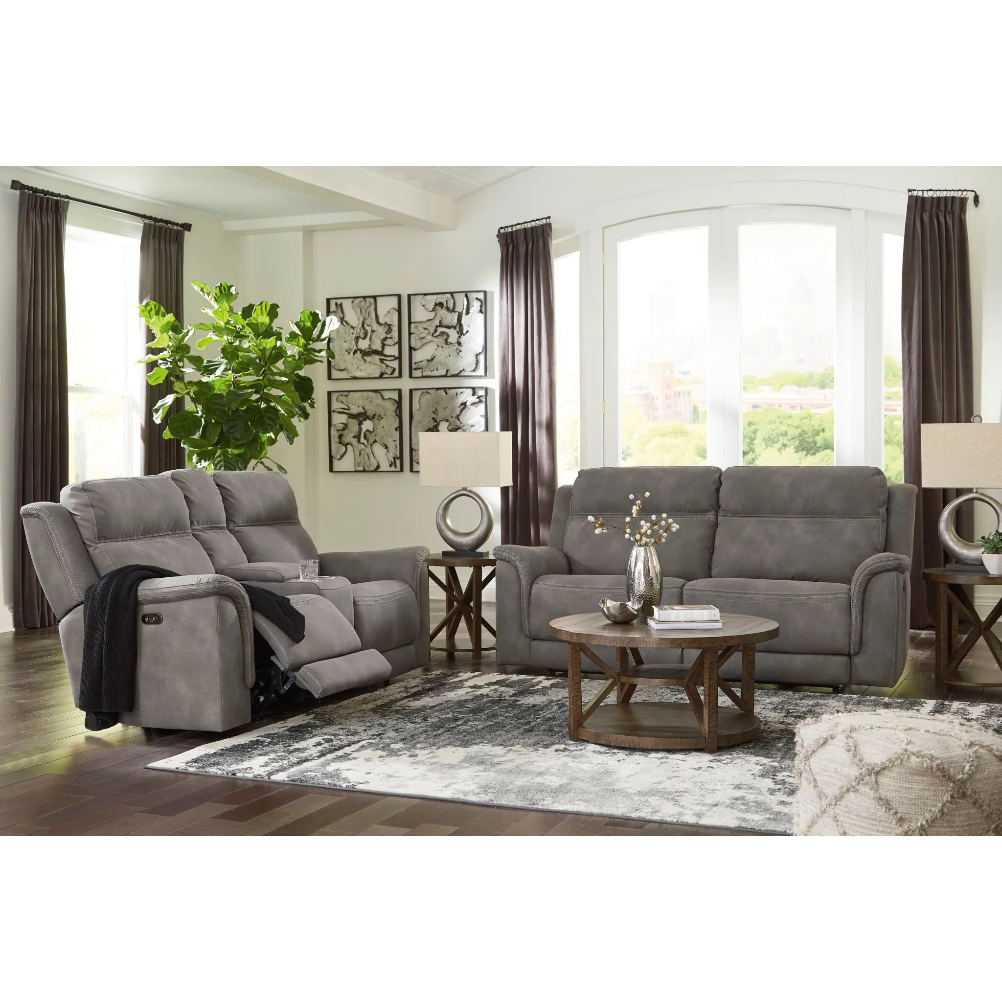Next-Gen DuraPella 3 Piece Power Reclining Sectional