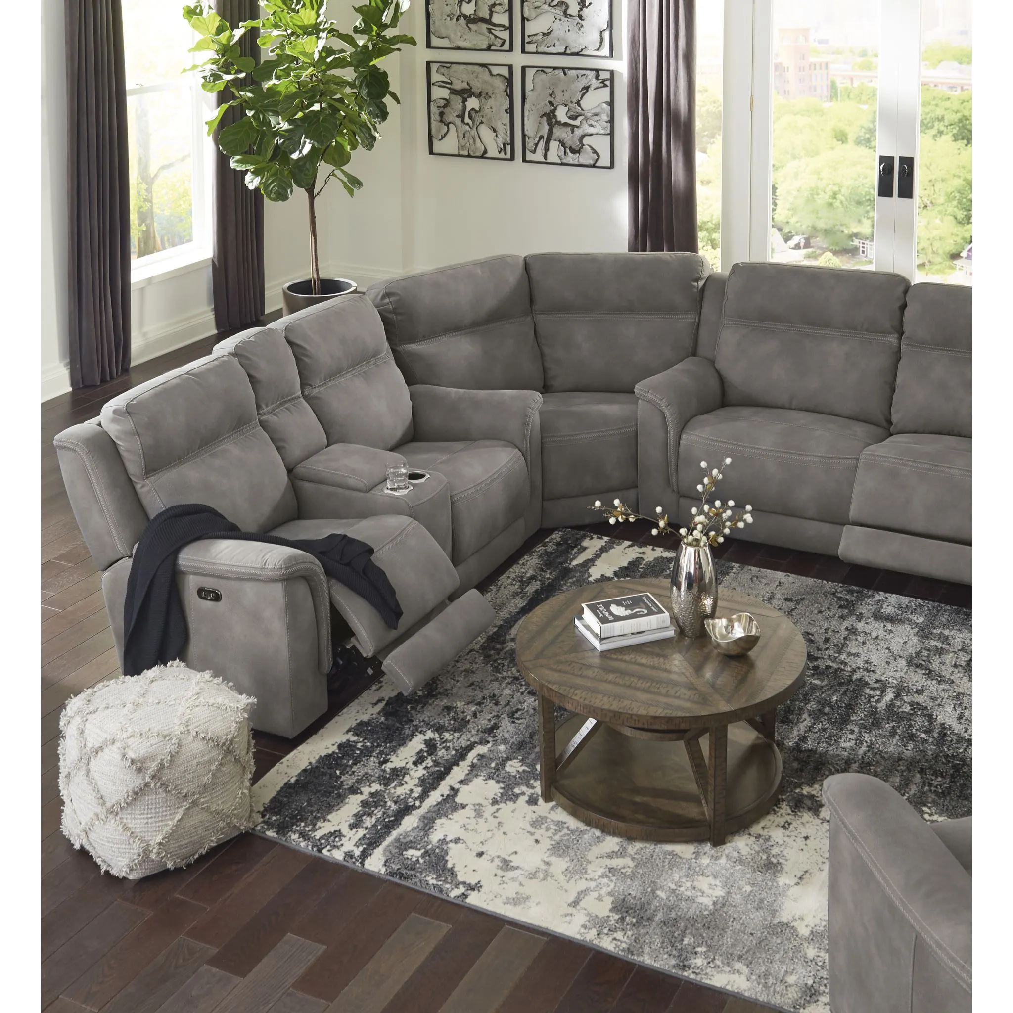 Next-Gen DuraPella 3 Piece Power Reclining Sectional