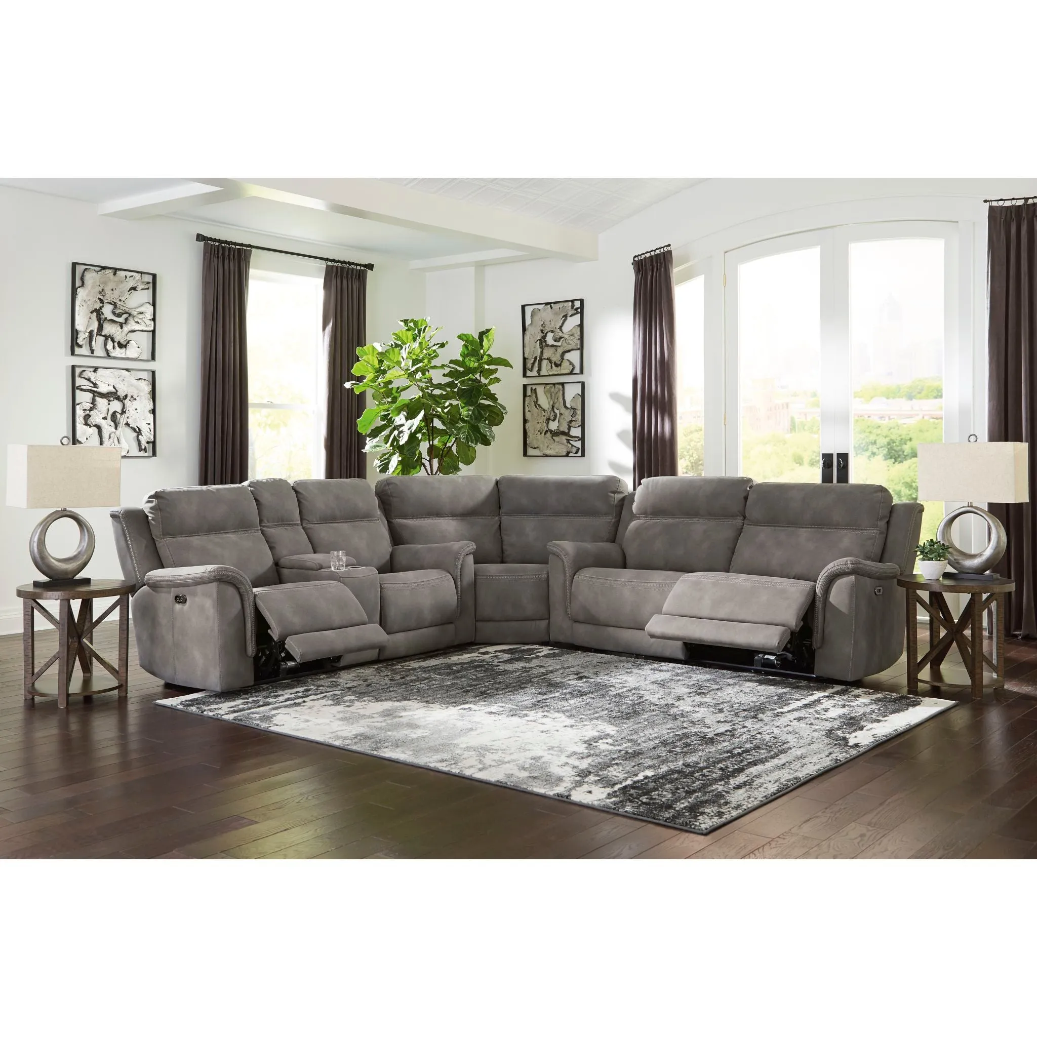 Next-Gen DuraPella 3 Piece Power Reclining Sectional