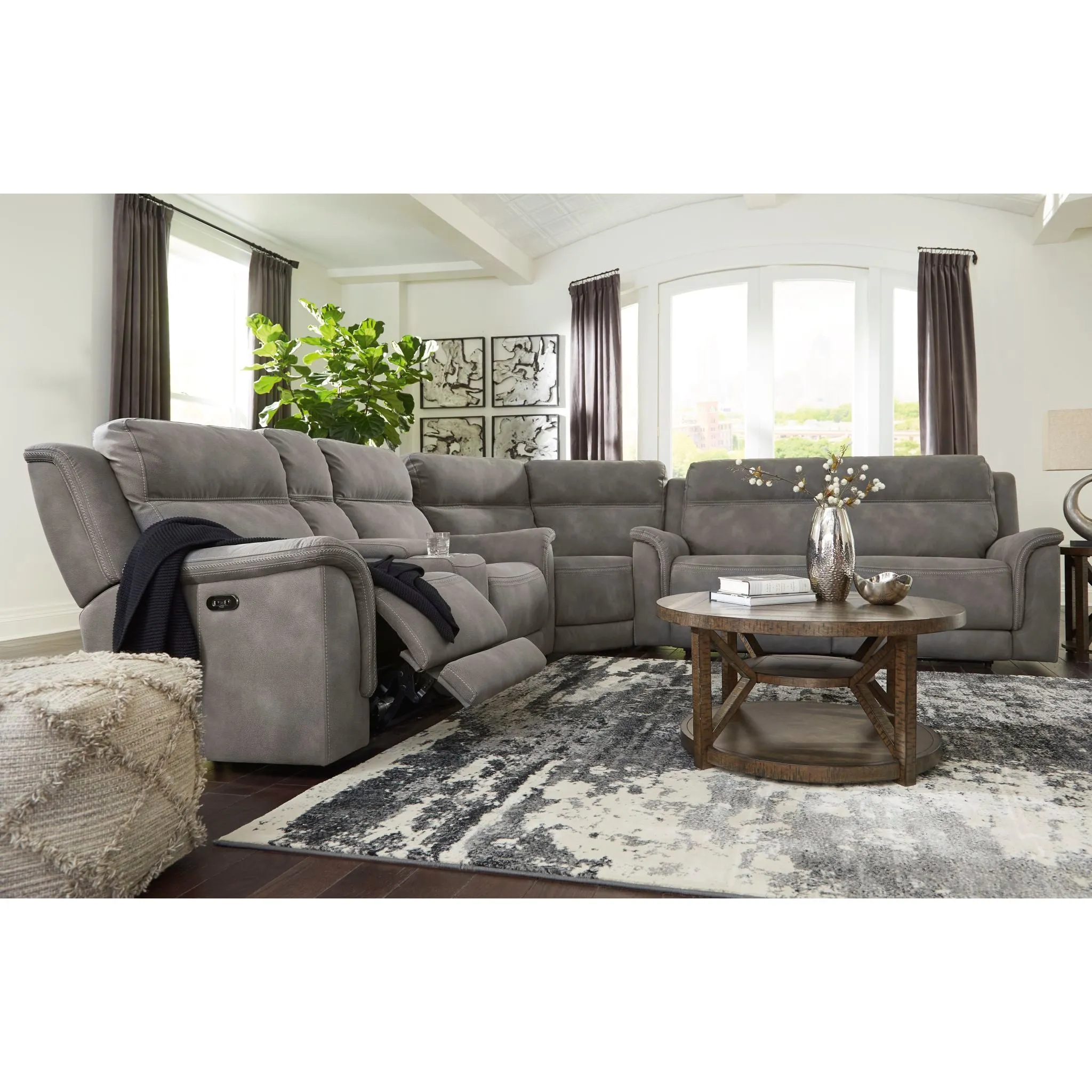 Next-Gen DuraPella 3 Piece Power Reclining Sectional
