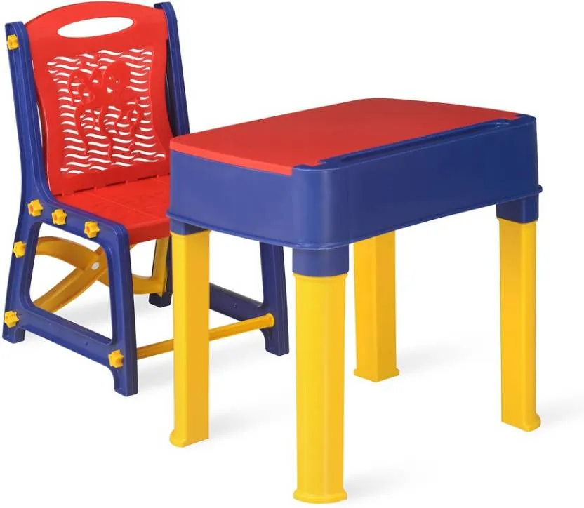Nilkamal Apple Junior Study Set - Red And Blue