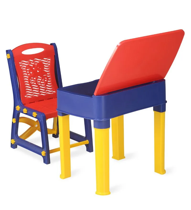 Nilkamal Apple Junior Study Set - Red And Blue