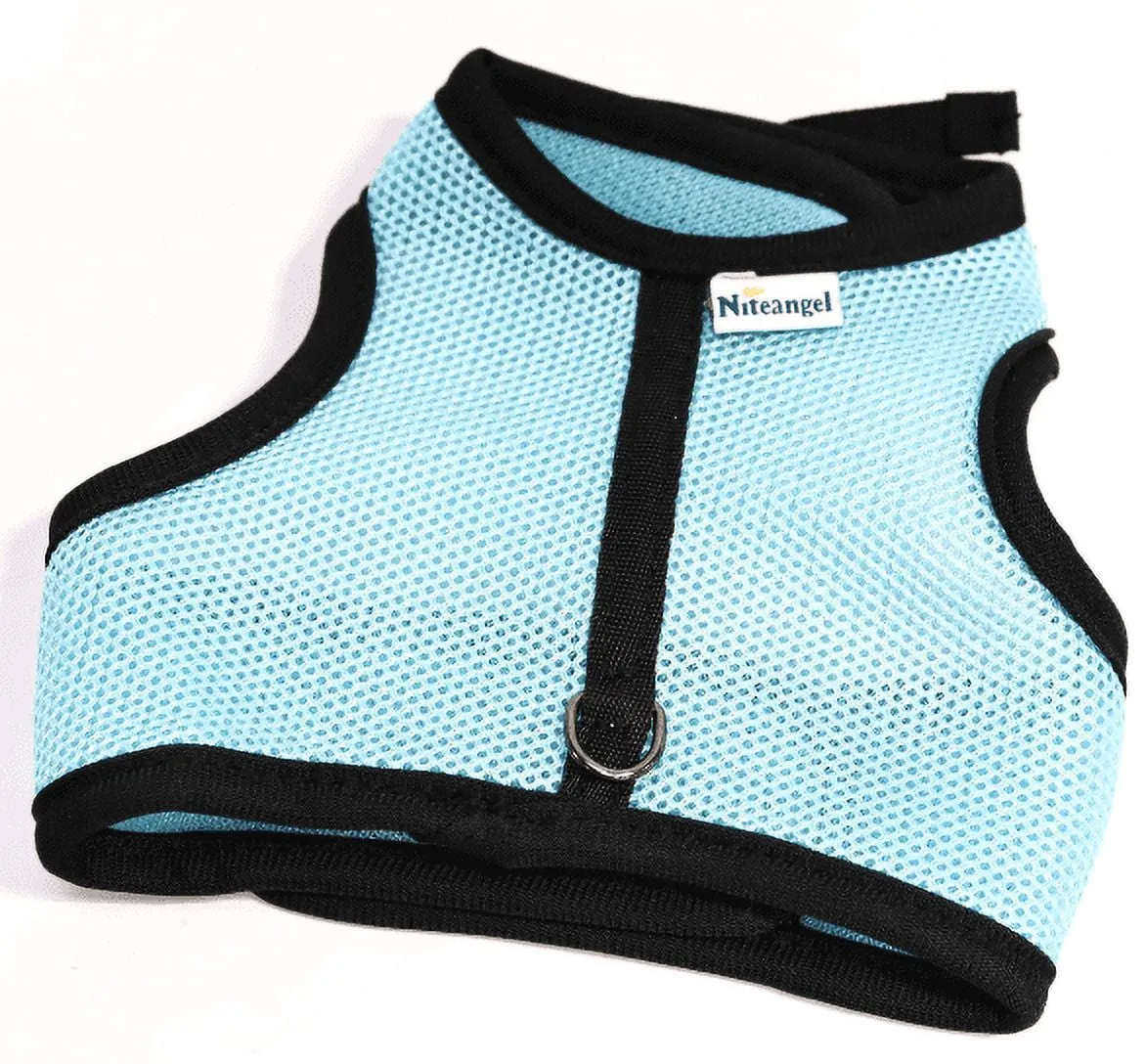 Niteangel Adjustable Soft Harness with Elastic Leash for Rabbits