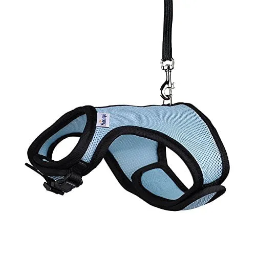 Niteangel Adjustable Soft Harness with Elastic Leash for Rabbits