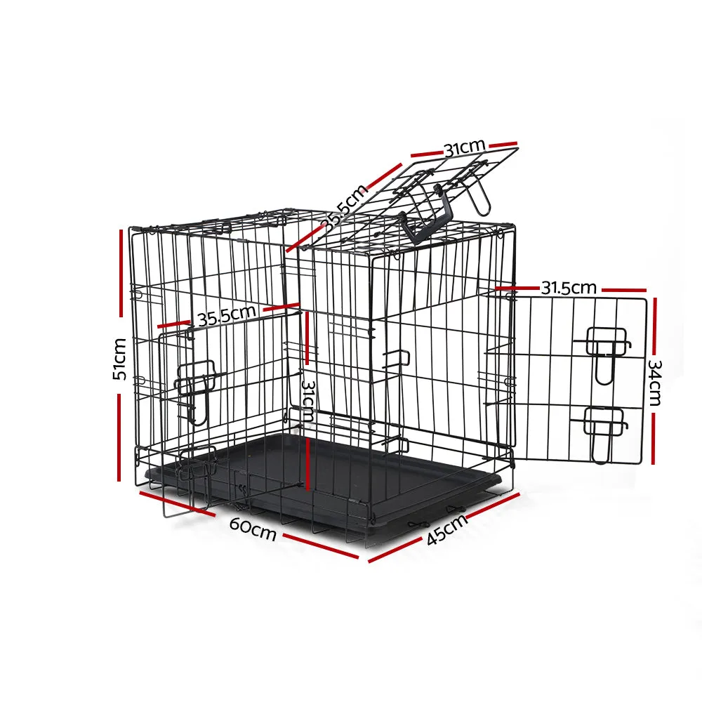 NNEDSZ 24inch Pet Cage - Black