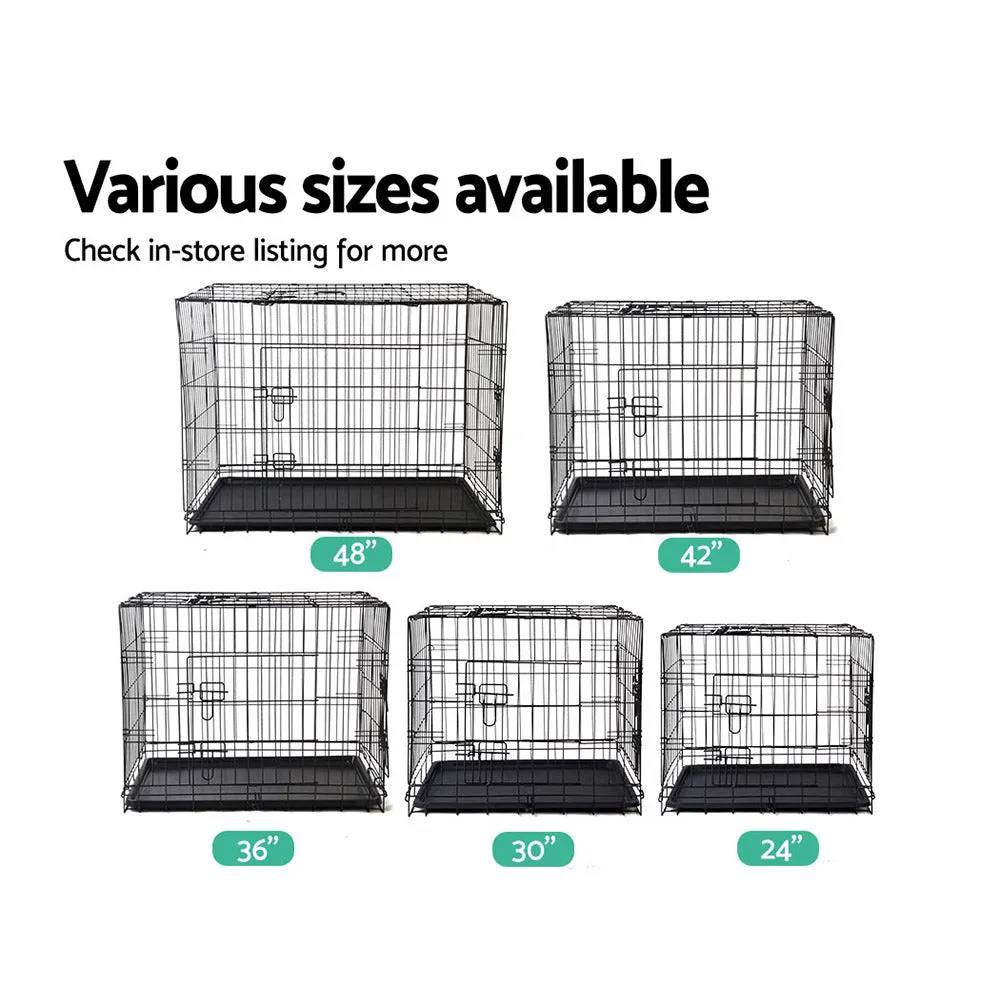NNEDSZ 24inch Pet Cage - Black