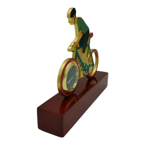 Nxz Digital Bicyclist Desk Clock, Home Décor Gift for Men, Women, Teens, Boys and Girls