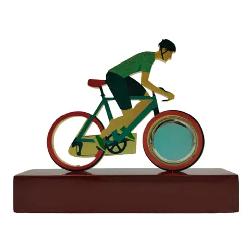 Nxz Digital Bicyclist Desk Clock, Home Décor Gift for Men, Women, Teens, Boys and Girls