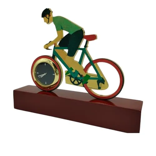 Nxz Digital Bicyclist Desk Clock, Home Décor Gift for Men, Women, Teens, Boys and Girls