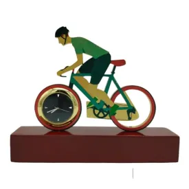 Nxz Digital Bicyclist Desk Clock, Home Décor Gift for Men, Women, Teens, Boys and Girls