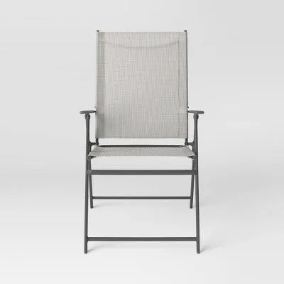 Open Box - Sling Folding Patio Chair - Tan - Room Essentials