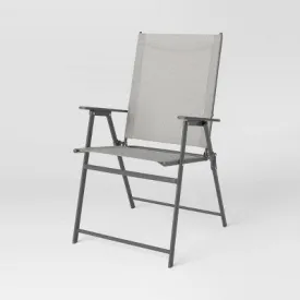 Open Box - Sling Folding Patio Chair - Tan - Room Essentials